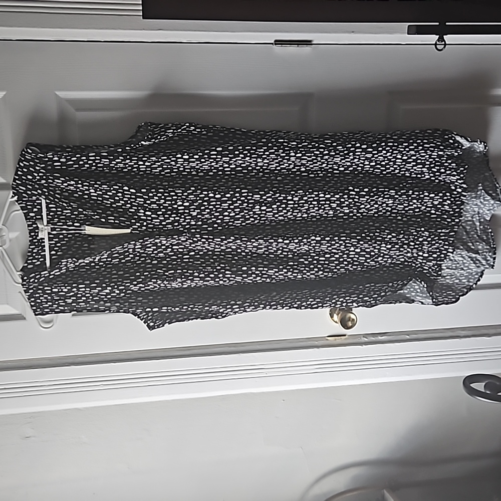 Alex & Lili Black/White Sleeveless Dress